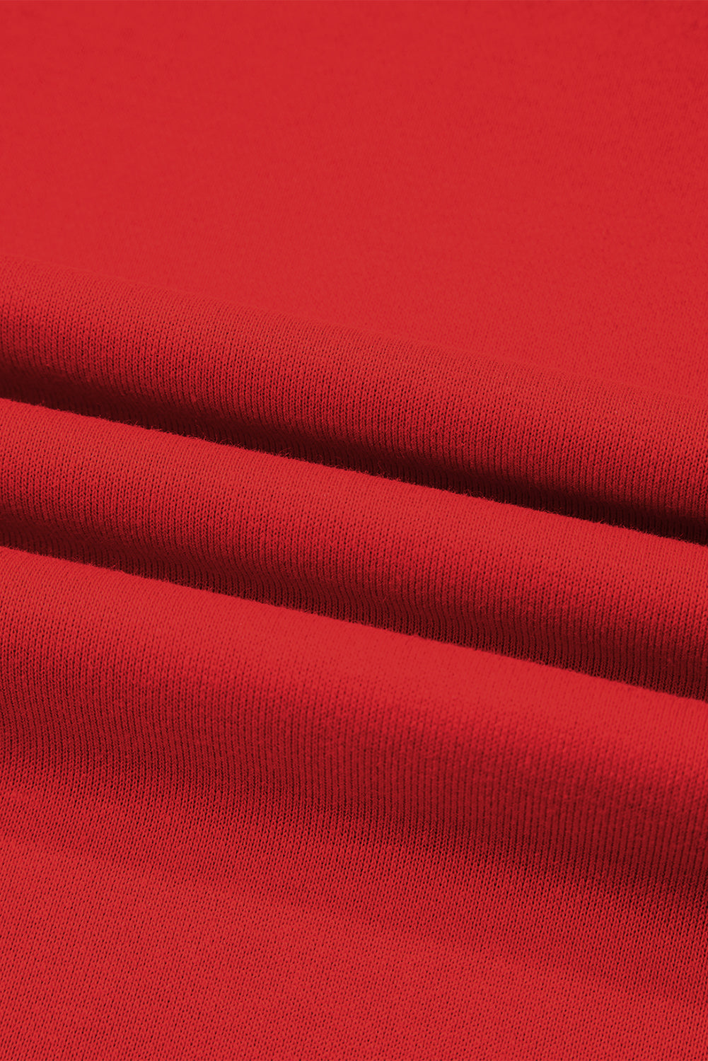 Fiery Red Varsity Striped Detail Drop Shoulder Oversized Sweatshirt